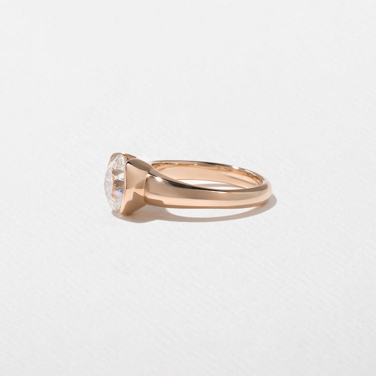 Esme Antique Round in 14k Rose Gold – view 3