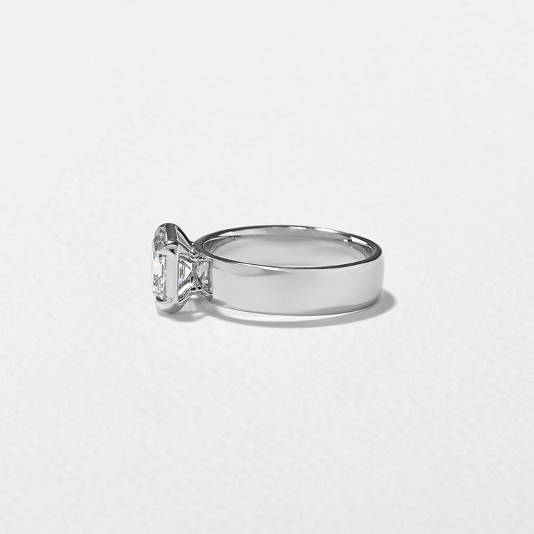 Reid Emerald-Cut in 18k White Gold – view 3