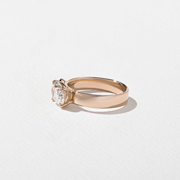 Henri Oval in 14k Rose Gold – view 3