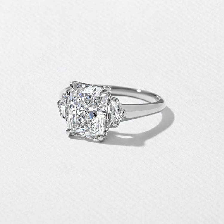 Blair Radiant in 14k White Gold – view 2