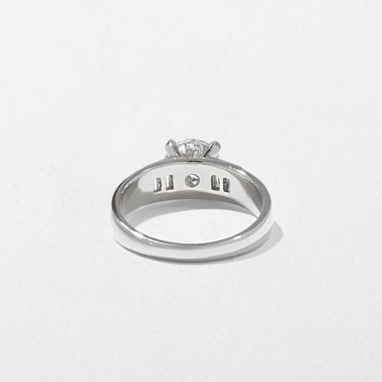 Nova Round in 14k White Gold – view 4