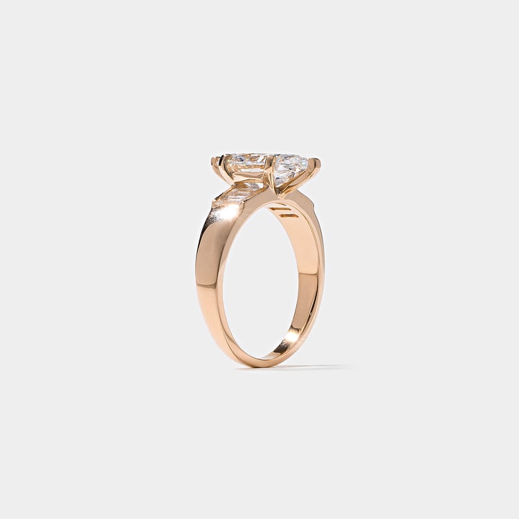 Nova Marquise in 14k Rose Gold – view 5