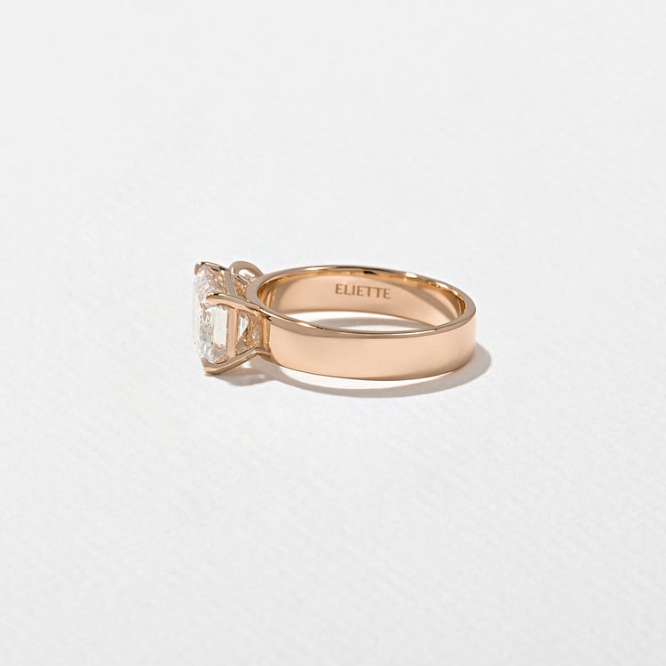 Henri Grand Emerald-Cut in 14k Rose Gold – view 3
