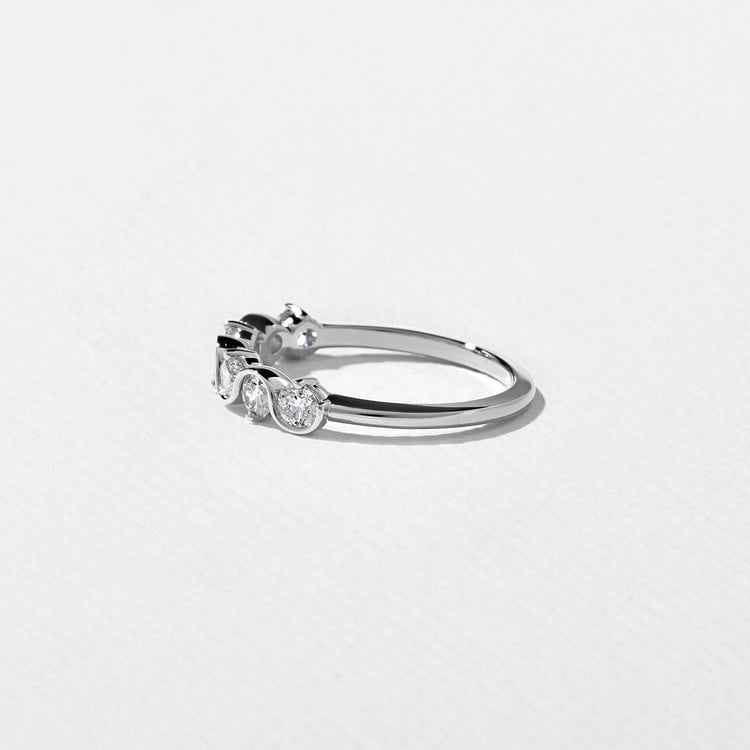 Wave in 18k White Gold – view 2