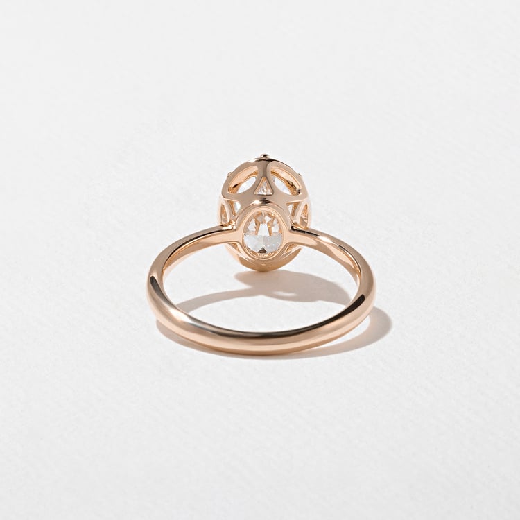 Daphne Antique Oval in 14k Rose Gold – view 4