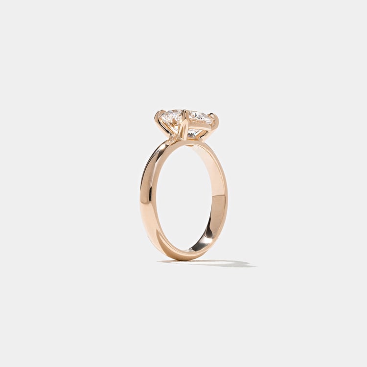 James Oval in 14k Rose Gold – view 5