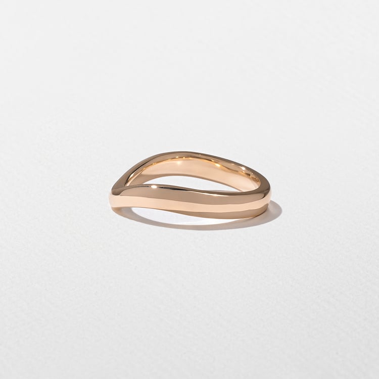 Swan in 14k Rose Gold – view 2