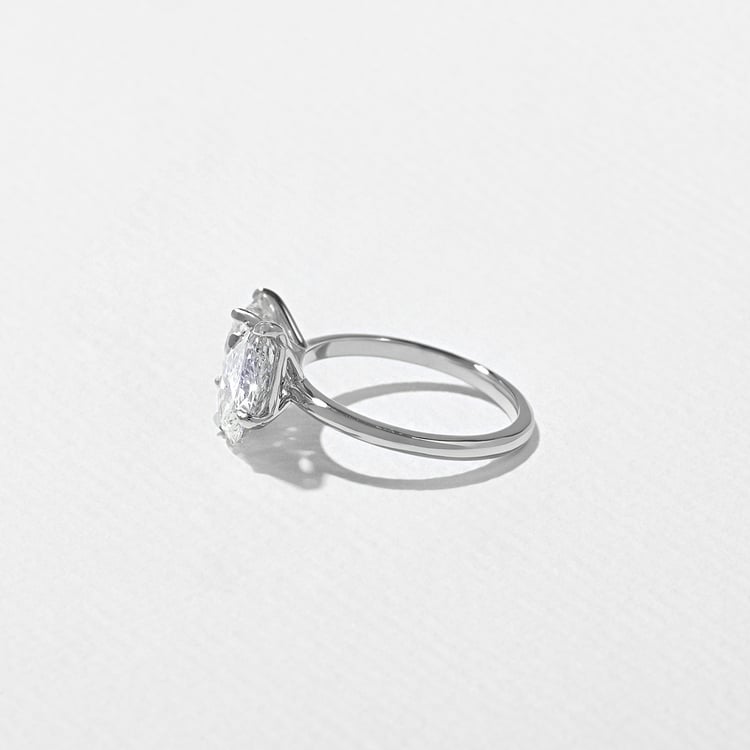 Vivi Grand Pear and Princess in 14k White Gold – view 3