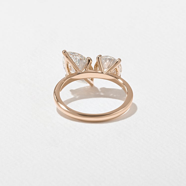 Vivi Grand Marquise and Round in 14k Rose Gold – view 4