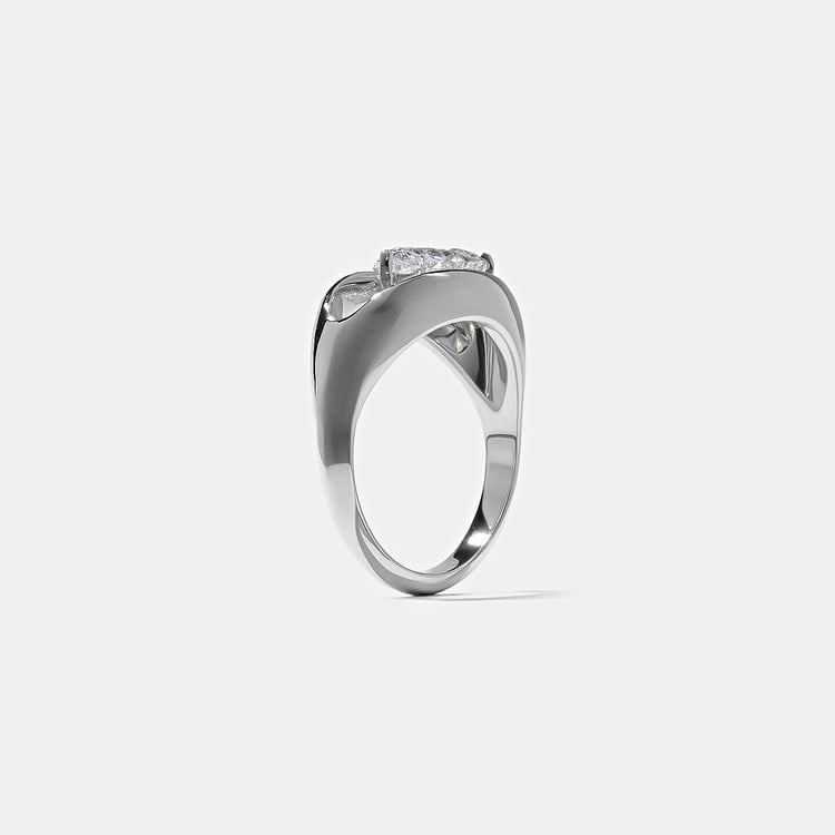 Monroe Pear in Platinum – view 5