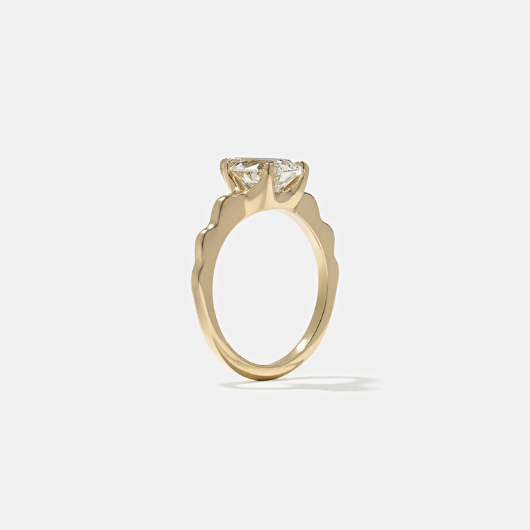Sloan Pear in 14k Yellow Gold – view 5