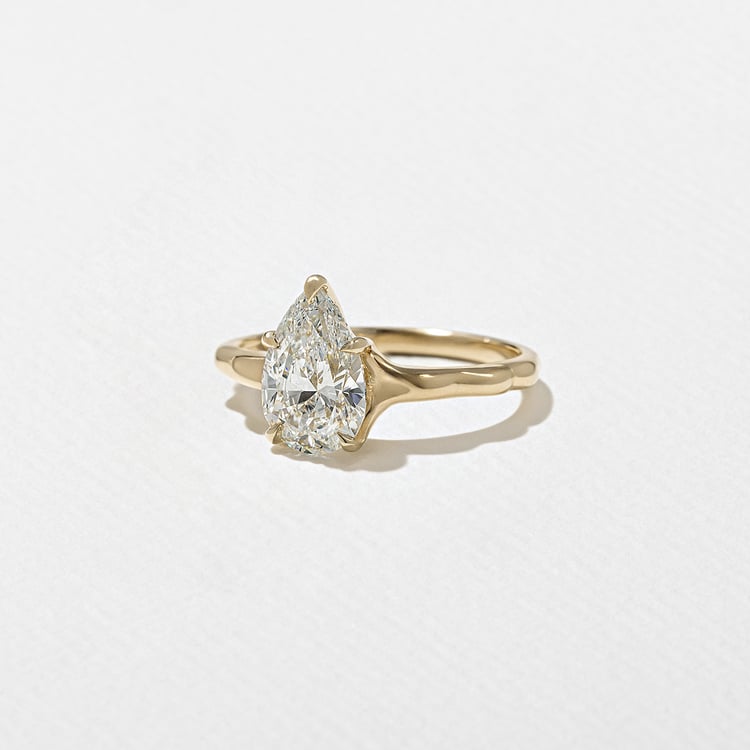 Sloan Pear in 14k Yellow Gold – view 2