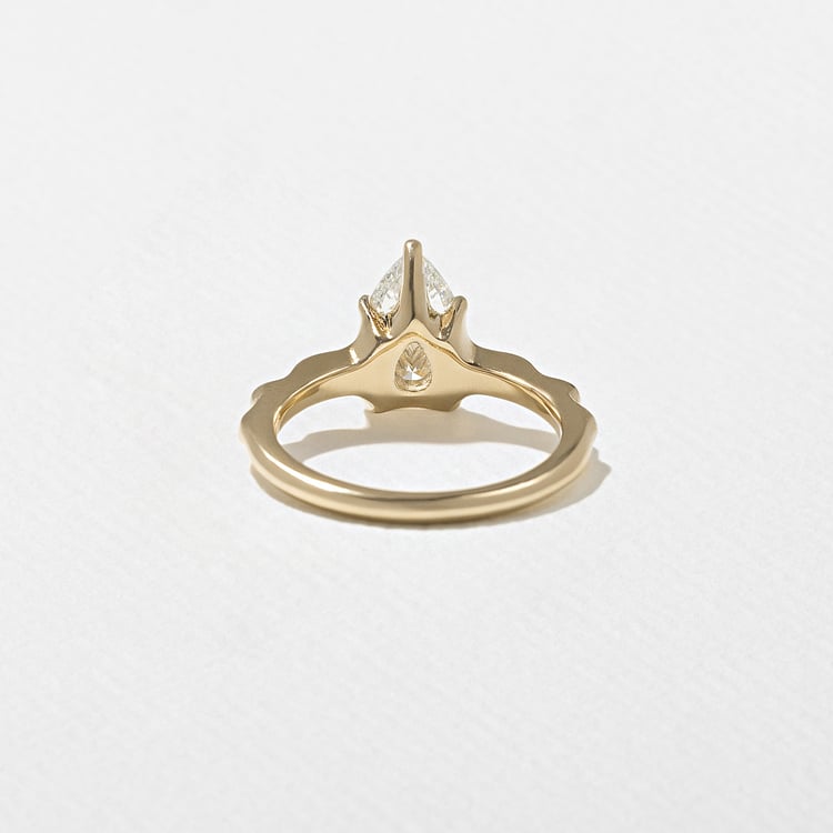 Sloan Pear in 14k Yellow Gold – view 4