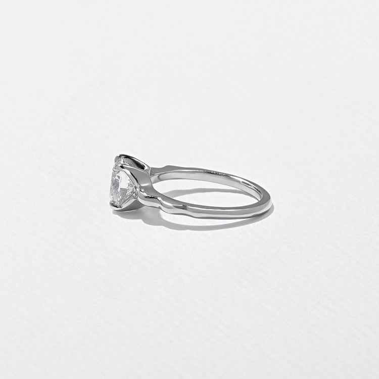 Sloan Round in 14k White Gold – view 3