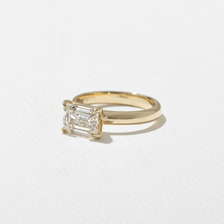 James Emerald-Cut in 14k Yellow Gold – view 2