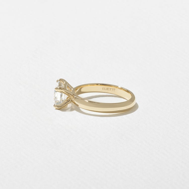 James Emerald-Cut in 14k Yellow Gold – view 3