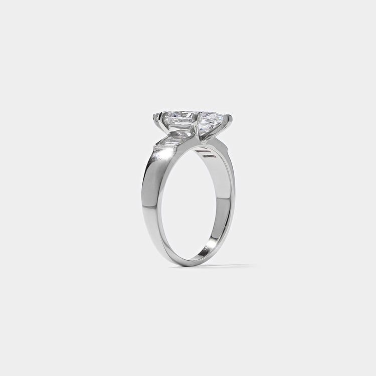 Nova Marquise in 14k White Gold – view 5