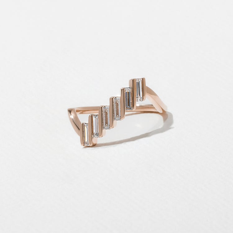 Maze in 14k Rose Gold
