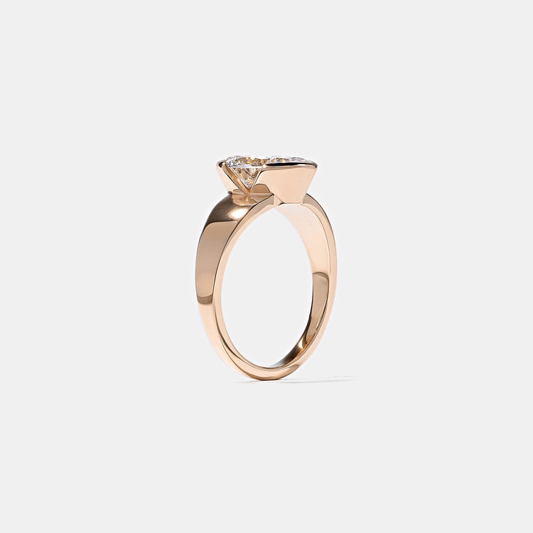 Lou Marquise in 14k Rose Gold – view 5