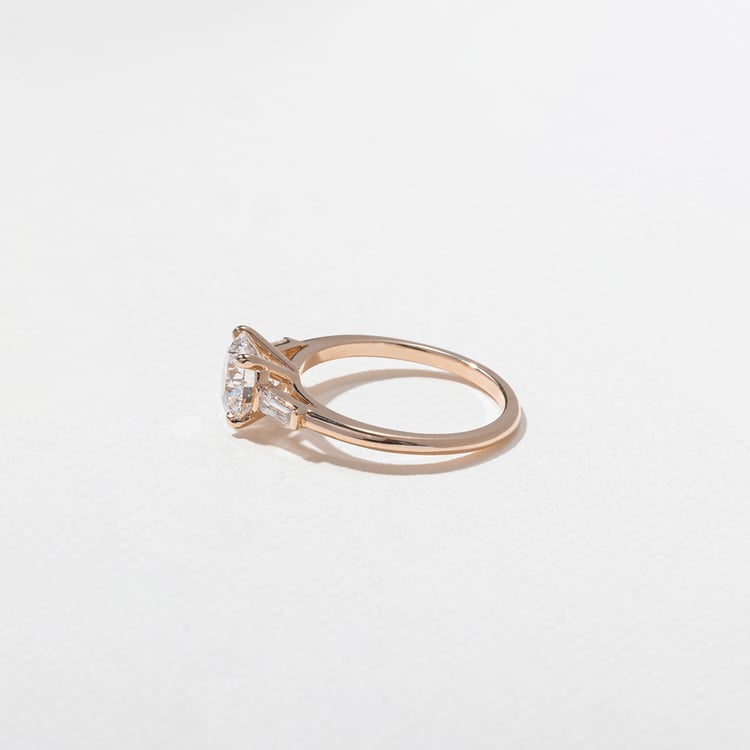 Eve Round in 14k Rose Gold – view 3