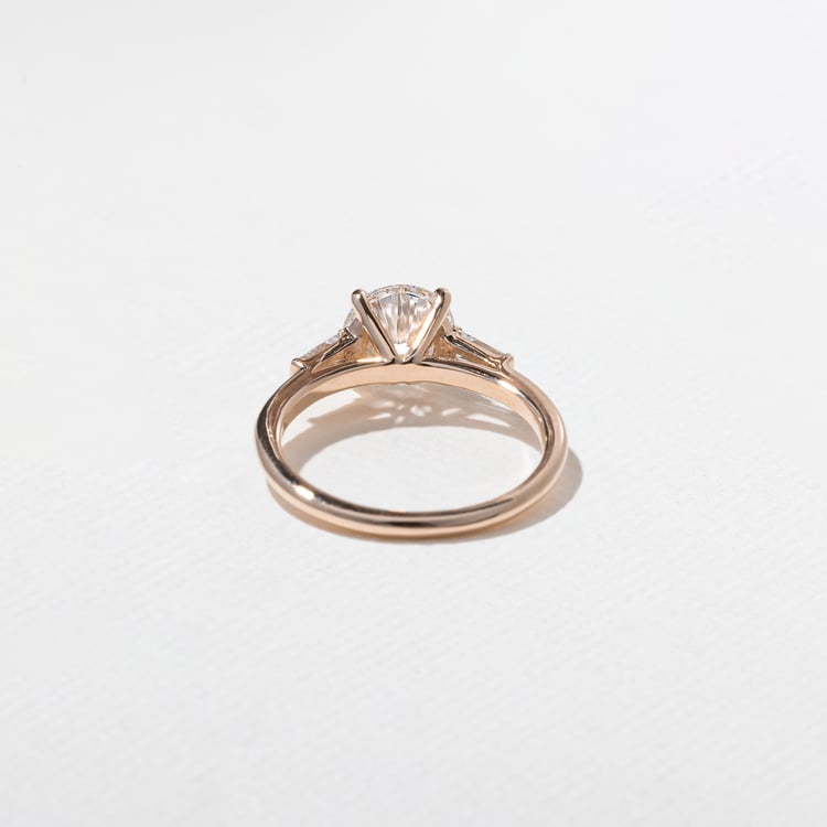 Eve Round in 14k Rose Gold – view 4