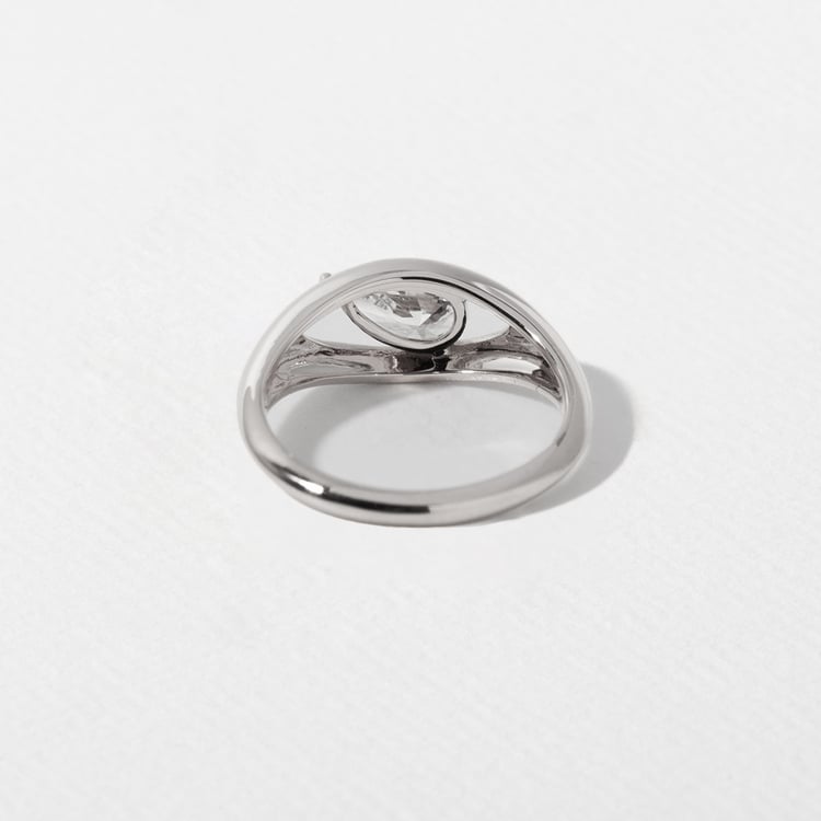 Monroe Pear Mini in 14k White Gold – view 4