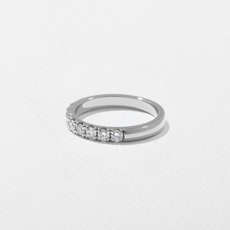 Camellia in 14k White Gold – view 2