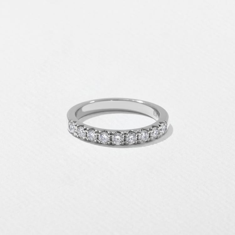 Camellia in 14k White Gold