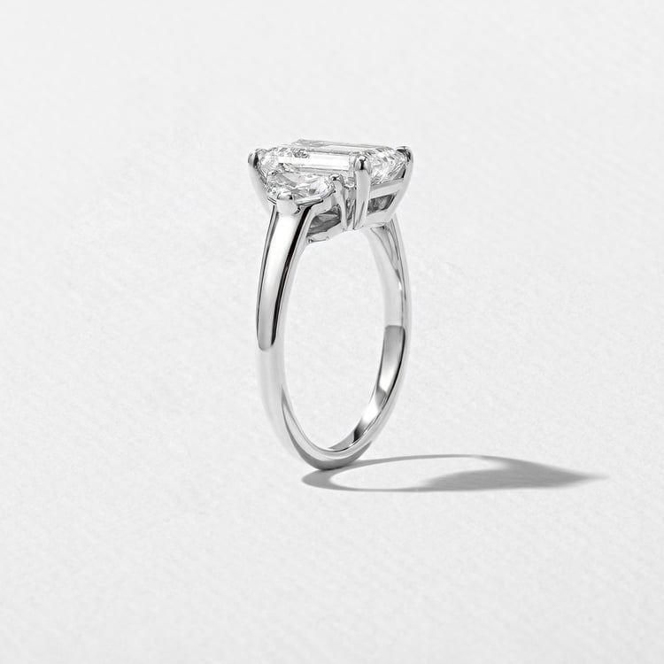 Blair Emerald-Cut in Platinum – view 5