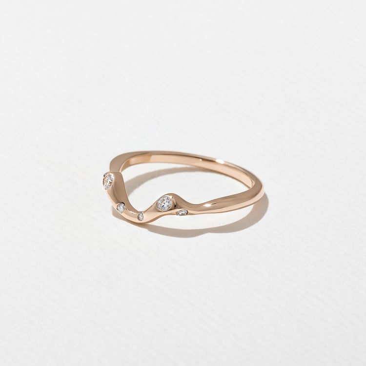 Lake in 14k Rose Gold – view 2
