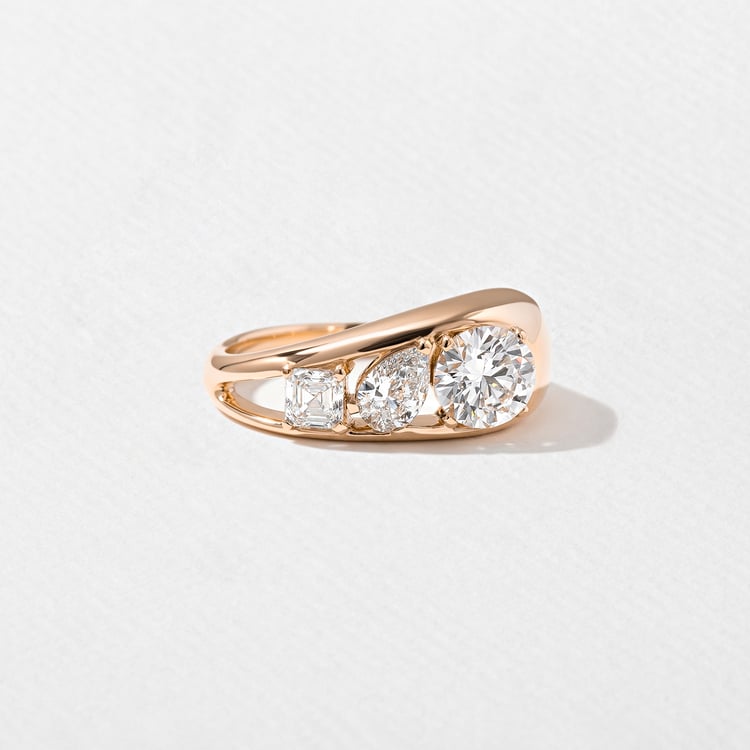 Maeve Round in 14k Rose Gold