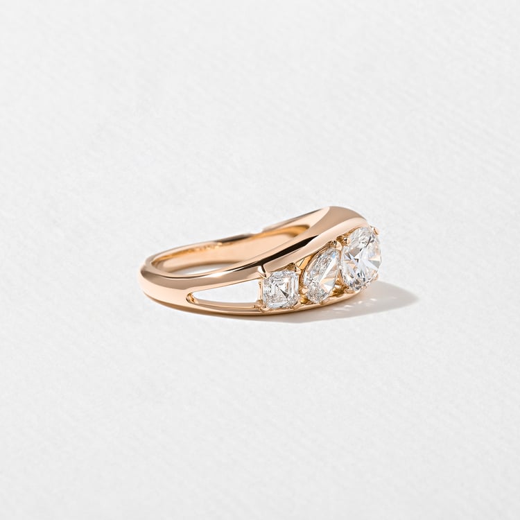 Maeve Round in 14k Rose Gold – view 2