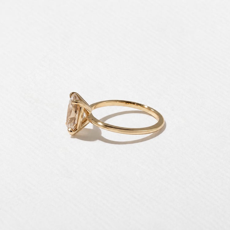 Grace Champagne Diamond in 18k Yellow Gold – view 3