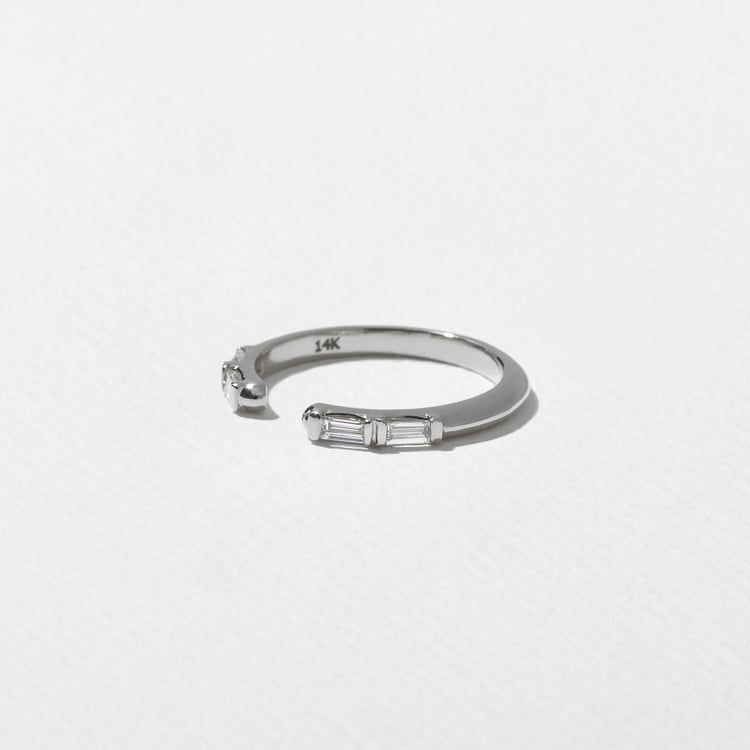 Willow in 18k White Gold – view 2