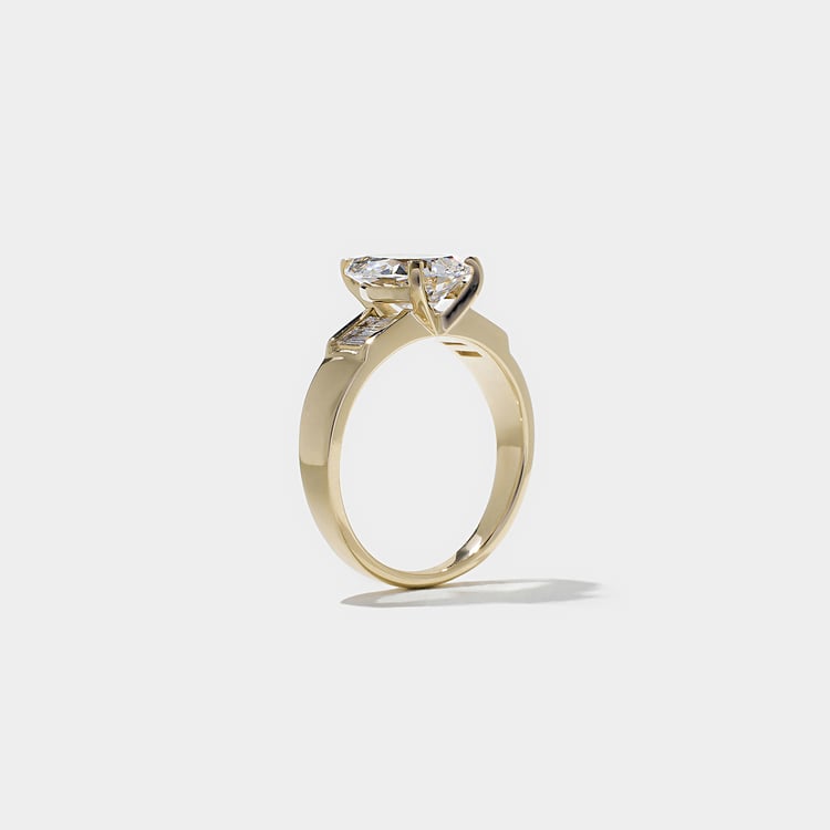 Nova Pear in 14k Yellow Gold – view 5