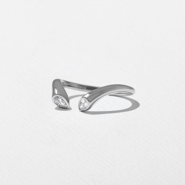 River in 18k White Gold – view 2