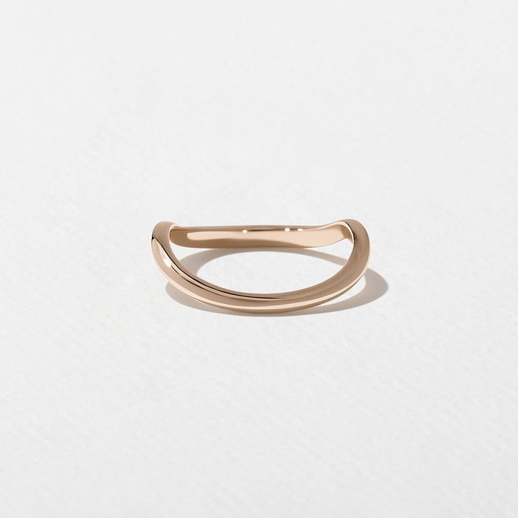 Coral with Pavé in 14k Rose Gold – view 4