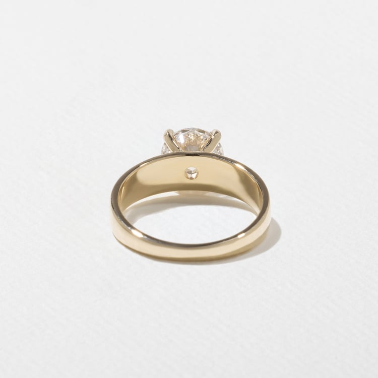 Nova Round in 14k Yellow Gold – view 4