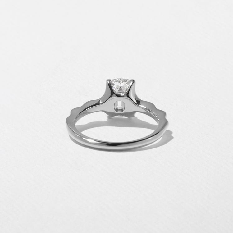 Sloan Antique Cushion in 14k White Gold – view 4