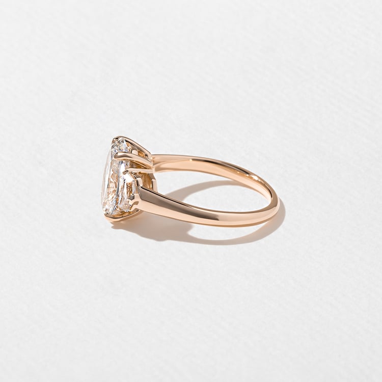 Blair Oval in 14k Rose Gold – view 3