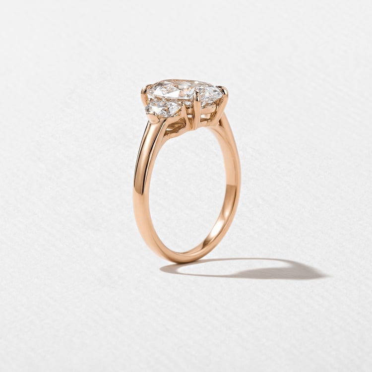 Blair Oval in 14k Rose Gold – view 5