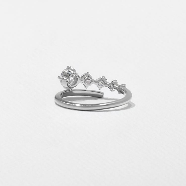 Ripple in 18k White Gold – view 4