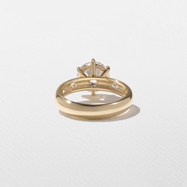 Skylar Round in 18k Yellow Gold – view 4