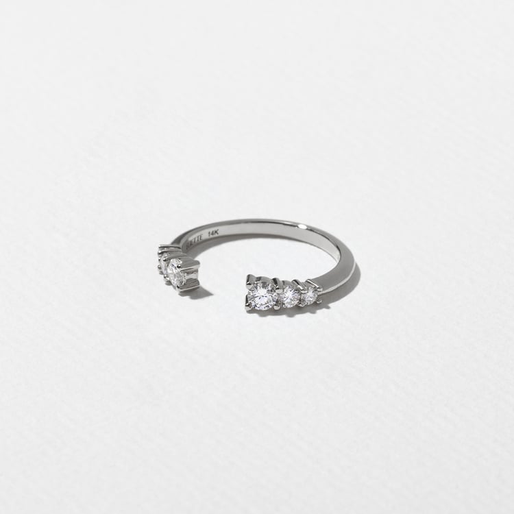 Wren in 14k White Gold – view 2