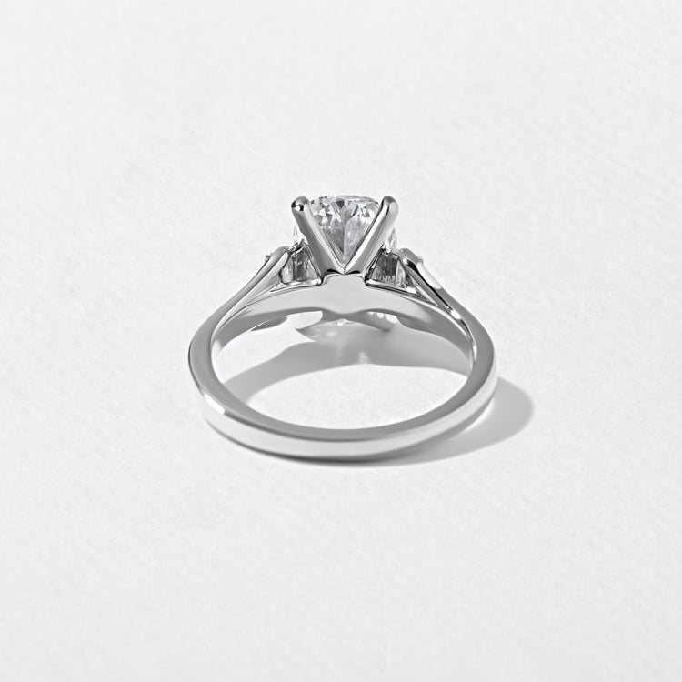 Cleo Cushion in 14k White Gold – view 4