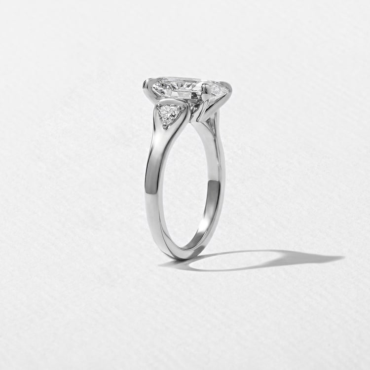 Cleo Cushion in 14k White Gold – view 5