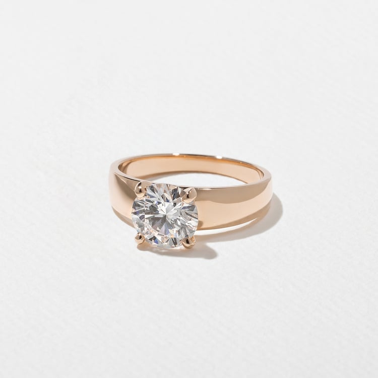 Nova Round in 14k Rose Gold – view 2