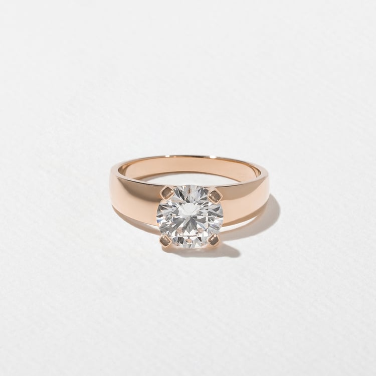 Nova Round in 14k Rose Gold