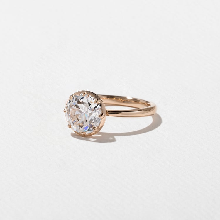 Daphne Antique Round in 14k Rose Gold – view 2