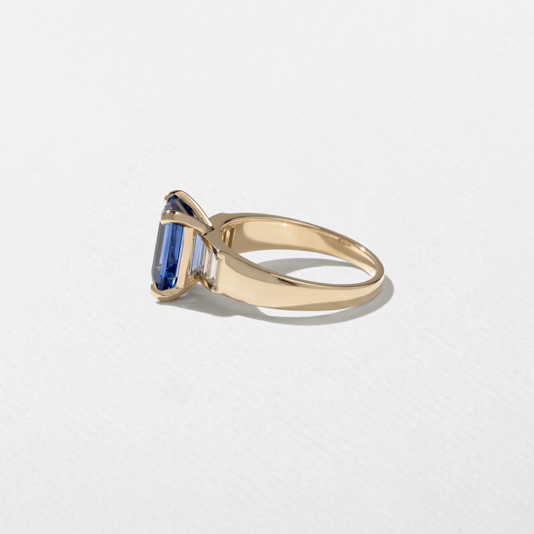 Nova Sapphire Emerald-Cut 3.01ct Blue Sapphire